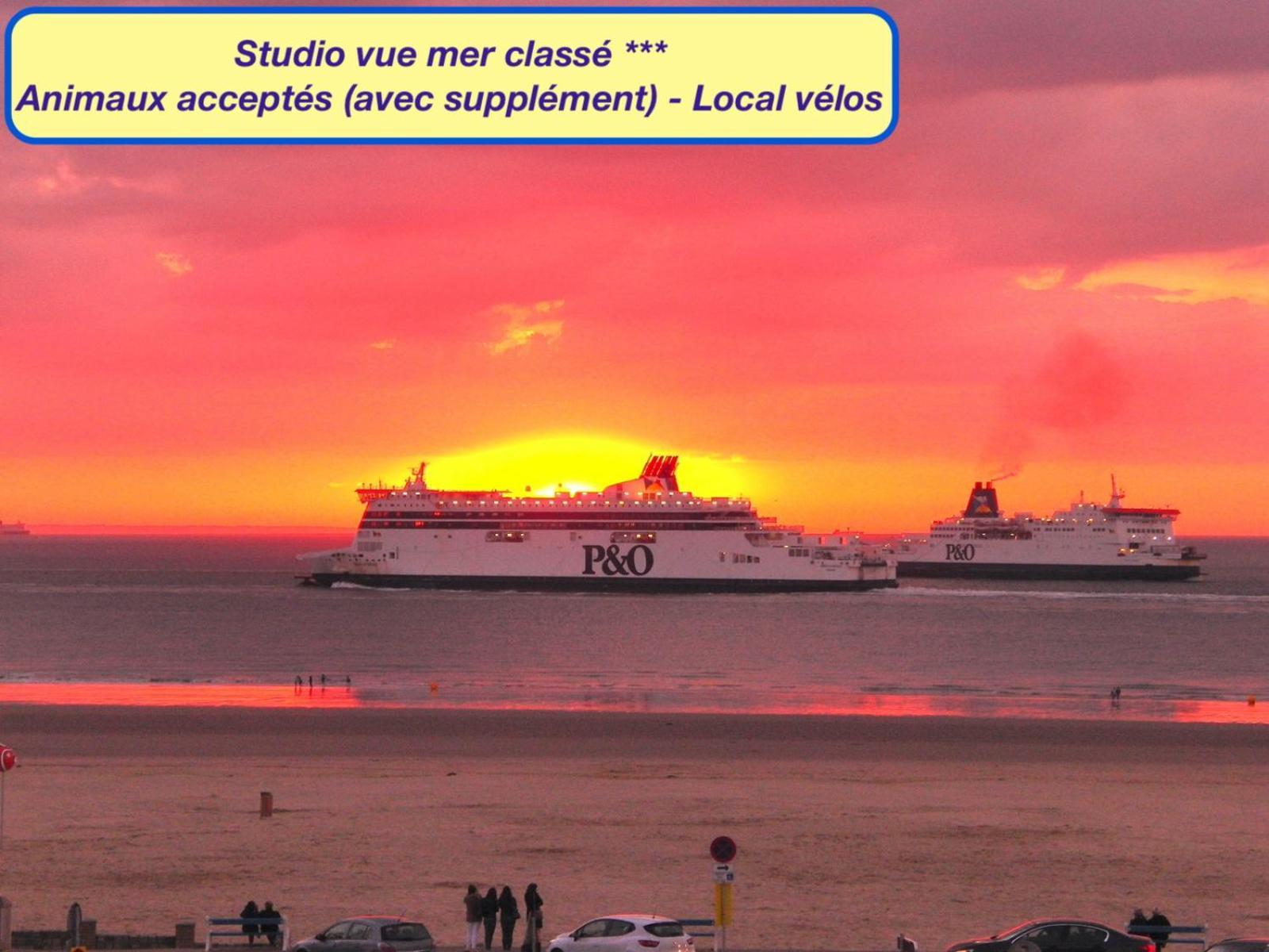 Studio A La Plage - Vue Mer Calais Kültér fotó